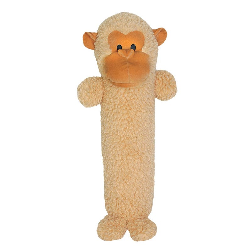 Pet Lou 26 Inch Colossal Monkey Stick Plush Dog Chew Toy with Grunter & Squeakers, Durable Fleece Interactive Dog Toy for Fetch, Tug & Anti-Boredom Play